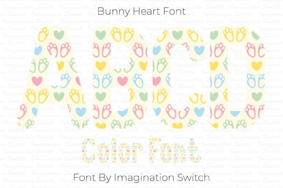 Bunny Heart: A Typographic Design for Creative Impact