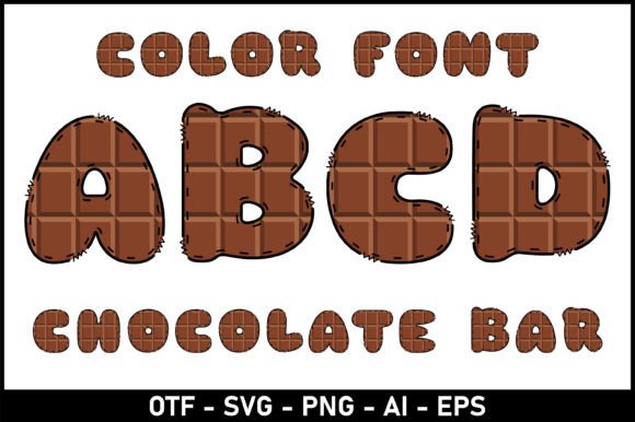 Chocolate Bar Font: A Playful Asset for Creative Design