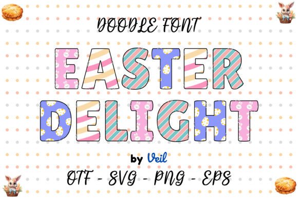 Easter Delight: A Playful Color Font for Modern Design