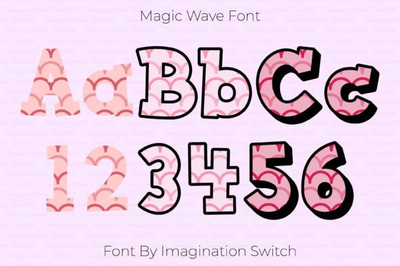 Magic Wave: A Color Font for Dynamic Visual Design