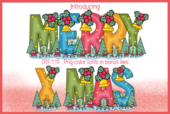 Merry X Mas Font: Festive Typography for Holiday Design