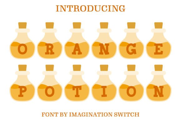 Orange Potion: A Typographic Elixir for Modern Design