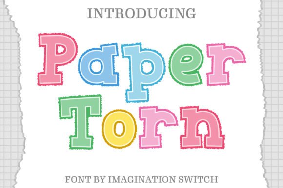 Paper Torn: Unleashing Creativity with a Unique Color Font