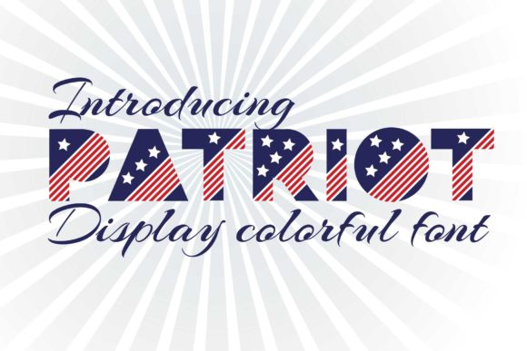 Patriot: The Cool Color Font for Modern Design
