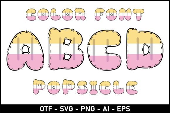 Popsicle: A Playful Font for Creative Design