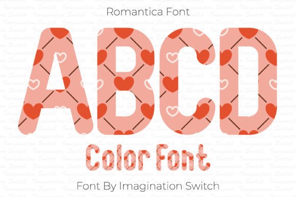 Romantica: Elevating Visual Design with Colorful Typography