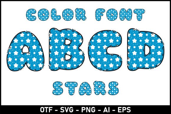 Stars: A Playful Font for Creative Design Projects
