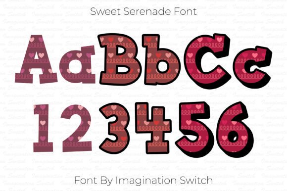 Sweet Serenade: A Color Font for Modern Visual Design