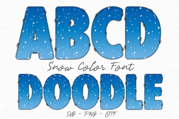 Unlock Festive Charm: Designing with the Snow Doodle Font