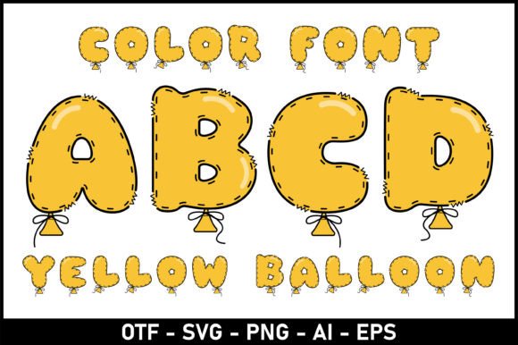 Yellow Baloon: A Playful Font for Creative Designs